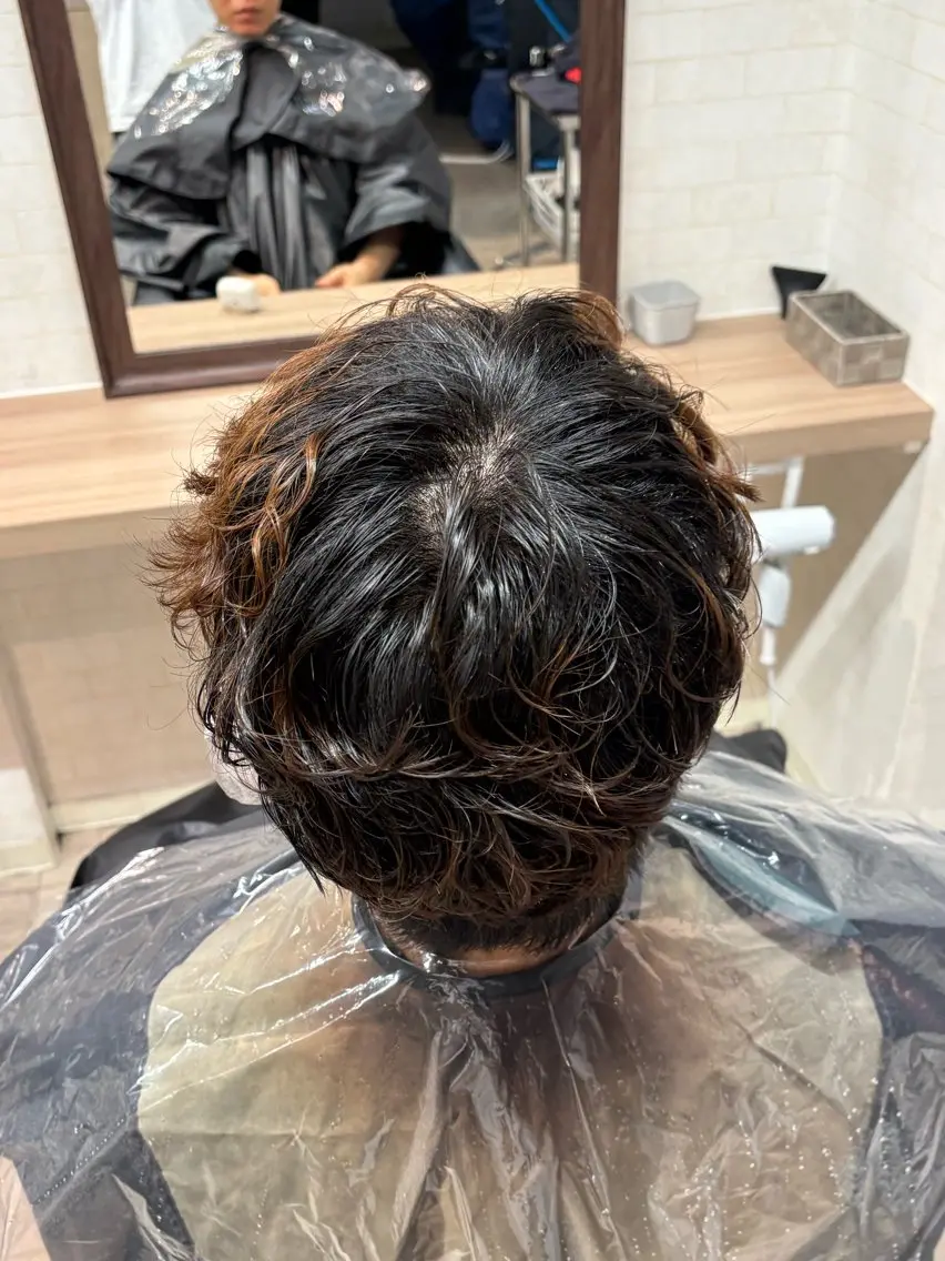カラー メンズ 坂井 龍二のヘアスタイル
