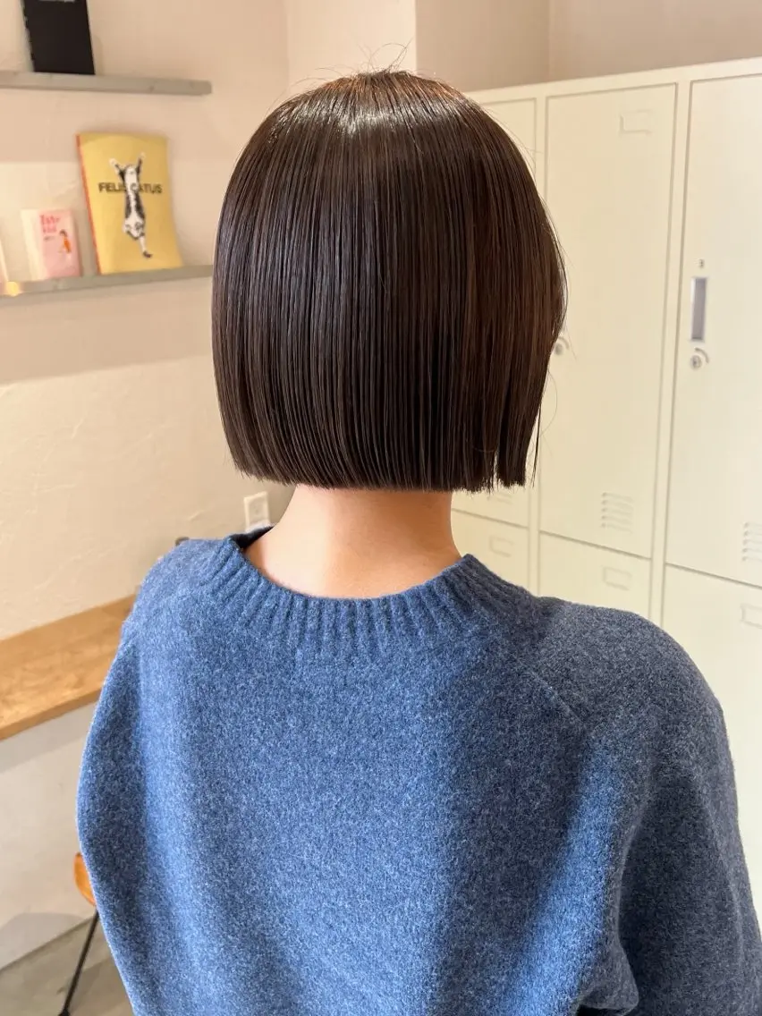 透明感カラー+オーダーメイドトリートメントの写真