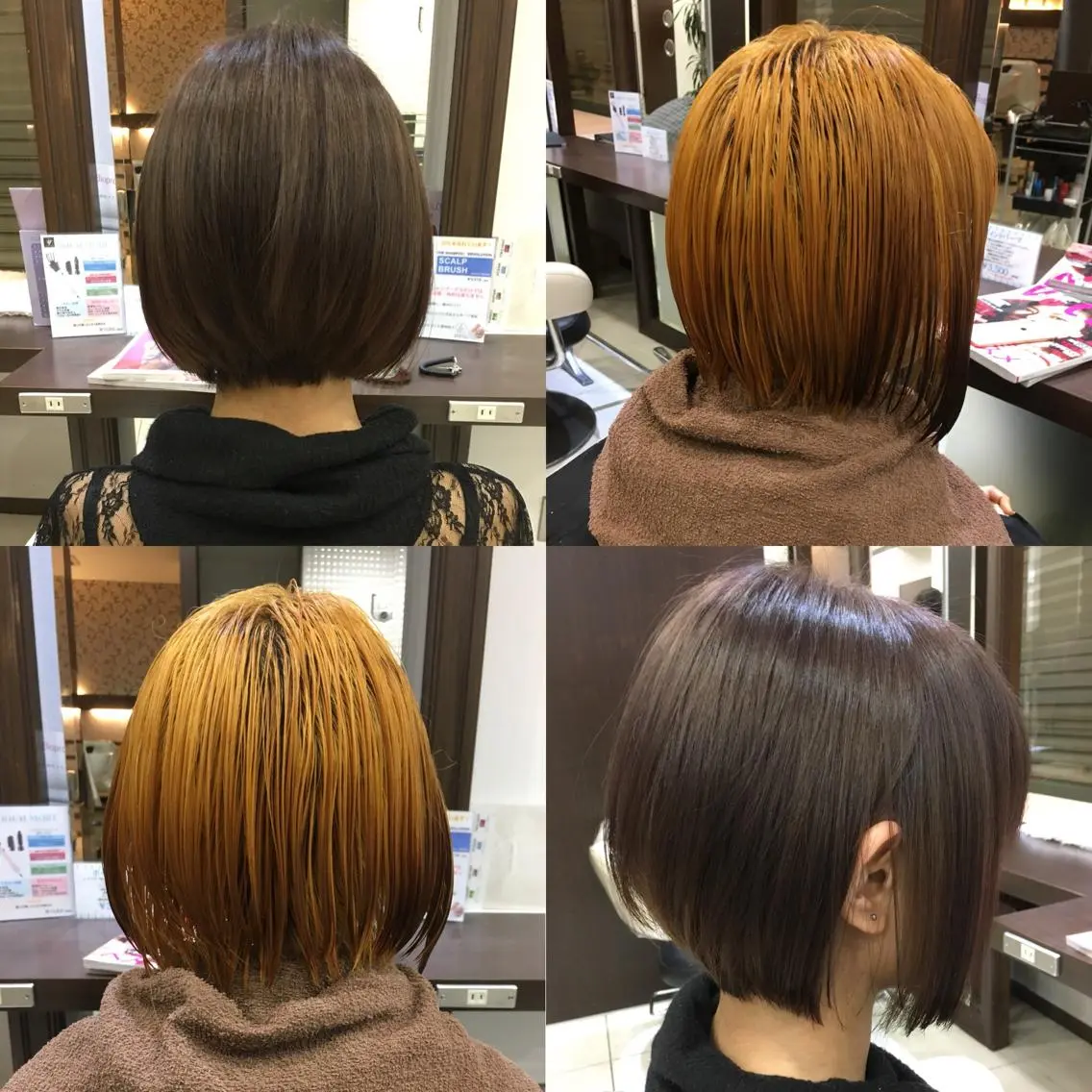 ショート カラー パープルカラー 寺内 紳悟のヘアスタイル