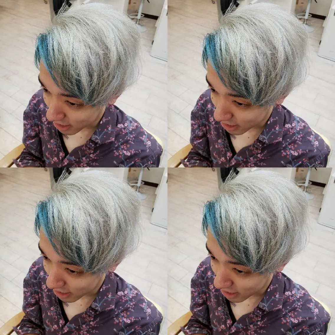 カラー メンズ ブルーカラー 【ただの天才 🎨】のヘアスタイル
