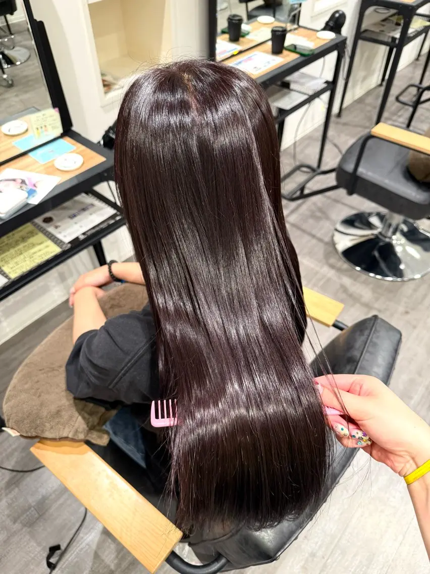 〖透明感抜群〗似合わせカット+スローカラー(ワンカラー)🪄︎︎✨の写真