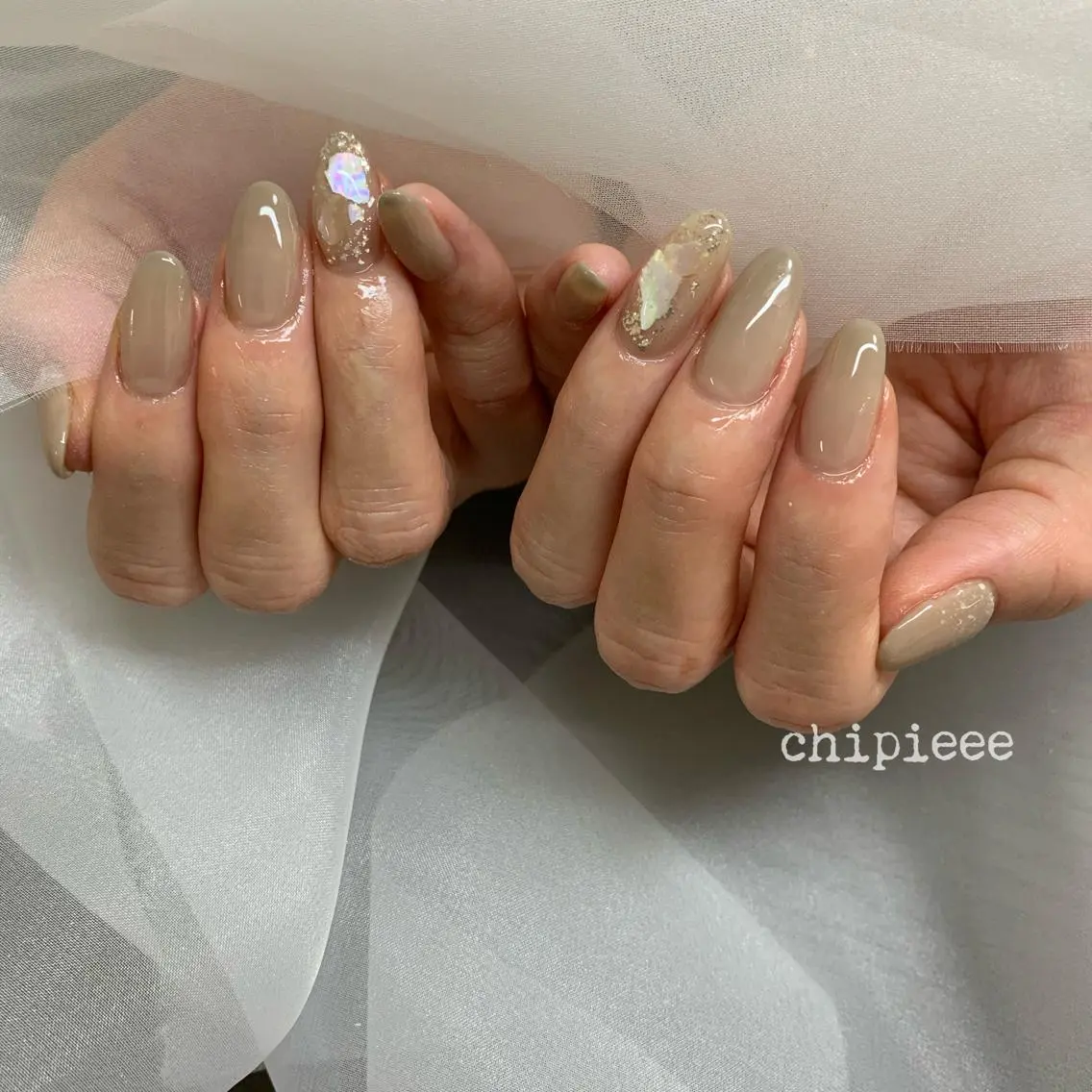 ネイル シンプルネイル . SHIORIのネイルデザイン