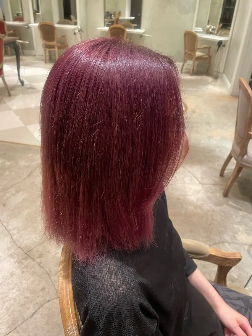 セミロング カラー 無料ショートカット 募集中📛杏のヘアスタイル