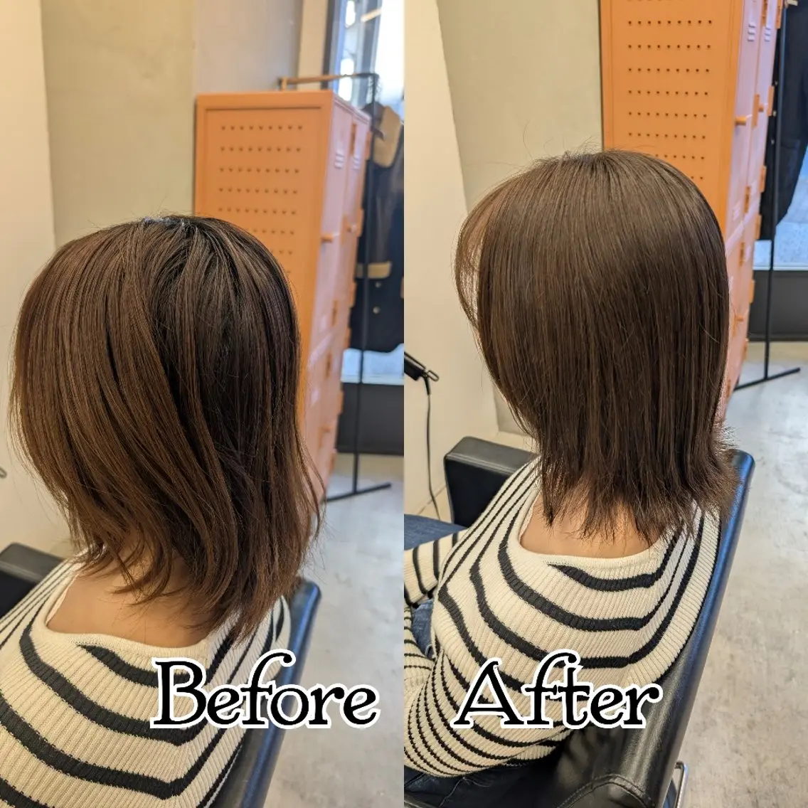 カラー アッシュ ベージュカラー 透明感カラー ヘアカラー トリートメント R hair🧡 伊藤美和🤎のヘアスタイル