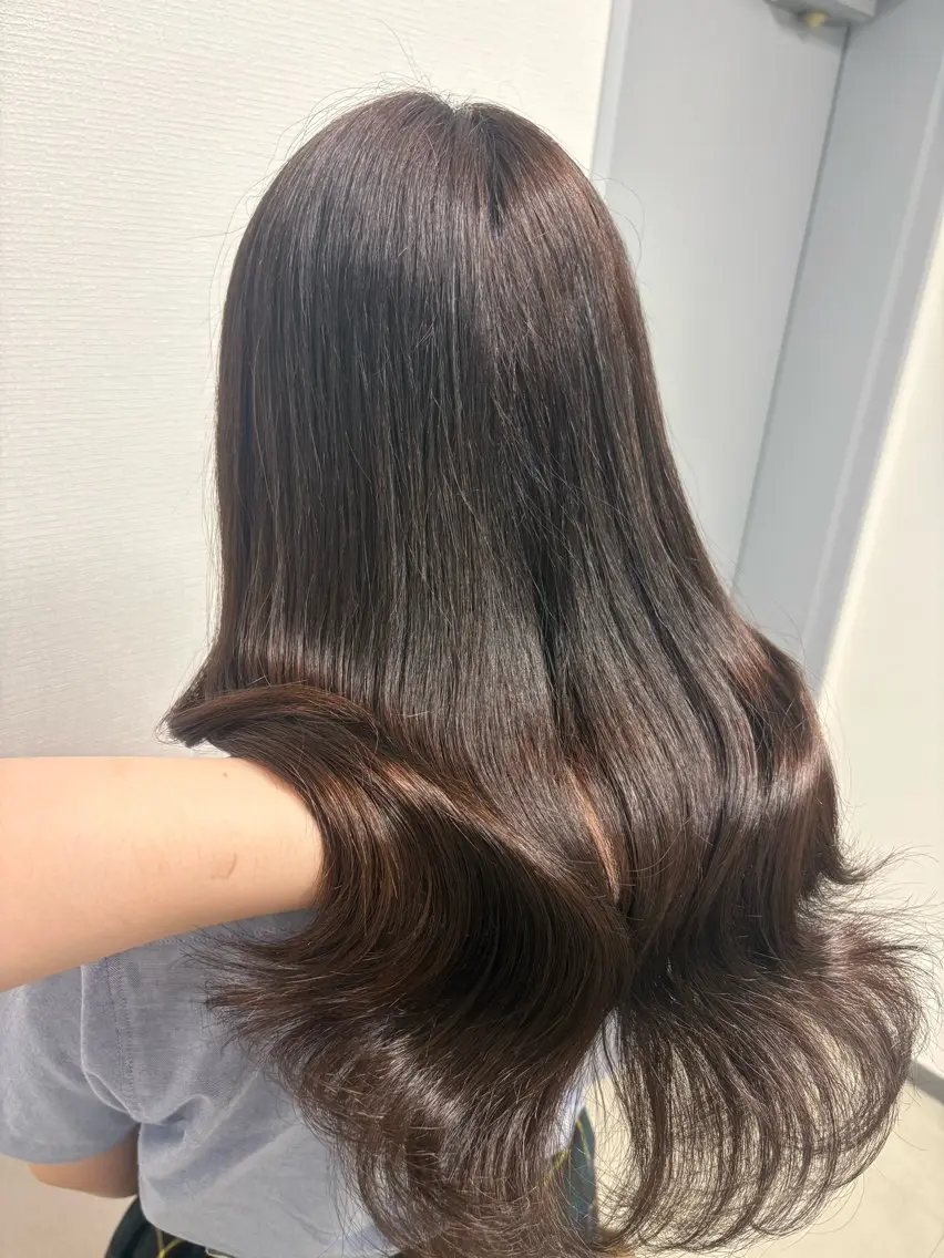 ロング カラー ヘアカラー トリートメント 💕мei 透明感カラー💕のヘアスタイル