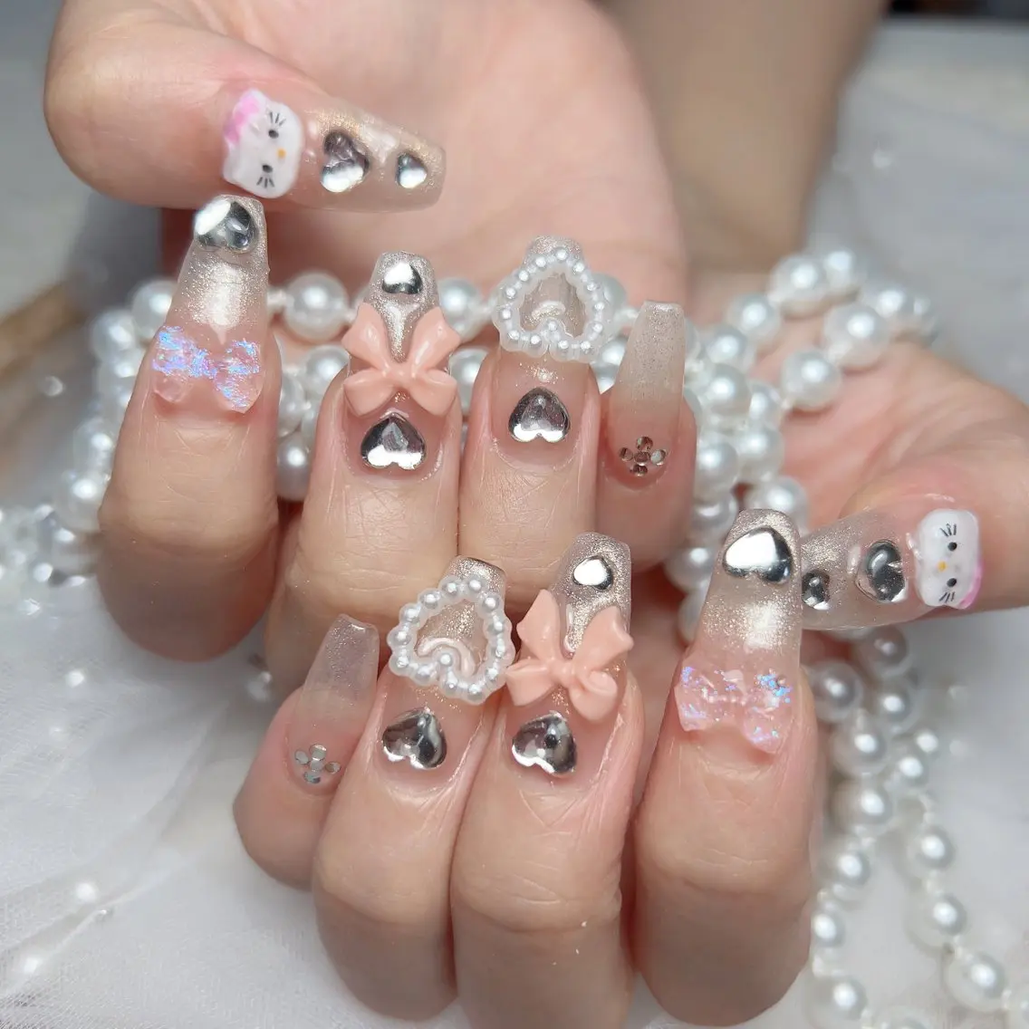 ネイル M 🌷Nail 長さだし専門店のネイルデザイン