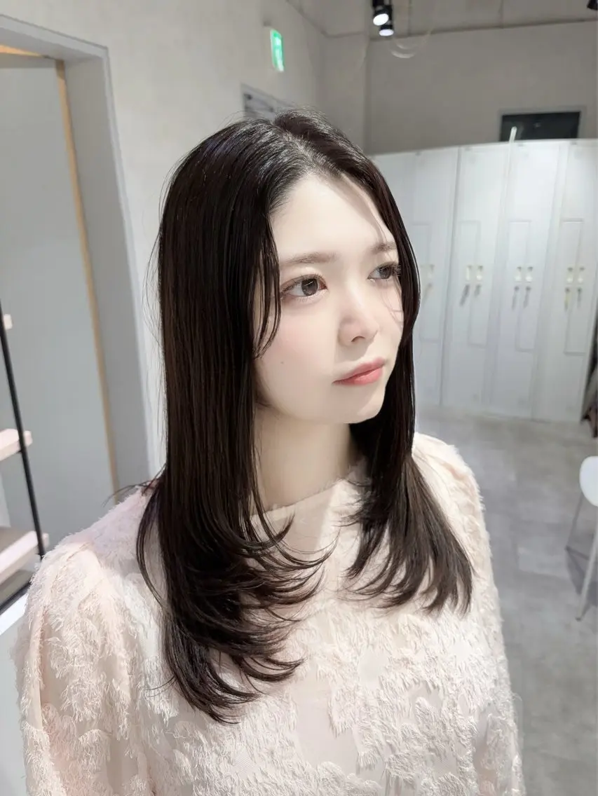 セミロング 門原 理子のヘアスタイル
