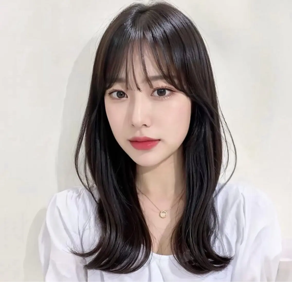 セミロング カラー ブラウンカラー チョコレートブラウン 木下 マサキのヘアスタイル