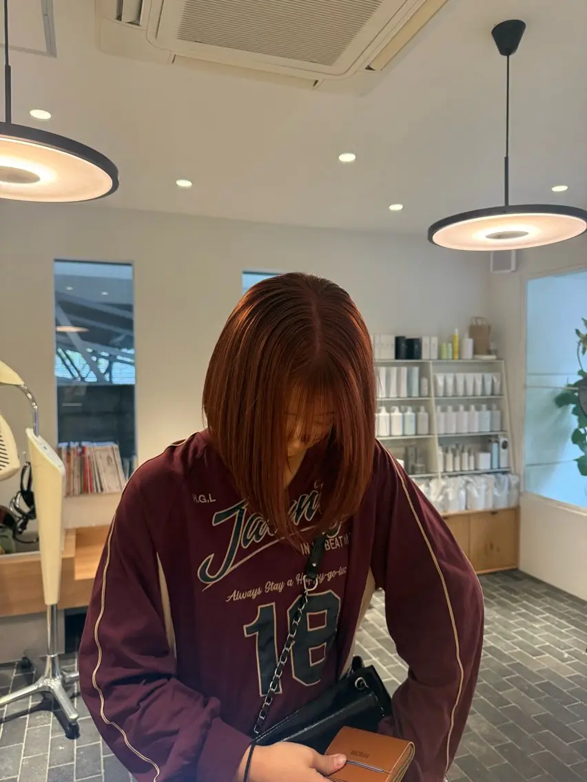 ショート カラー カット ヘアカラー トリートメント かとう きりん🎀🪽のヘアスタイル