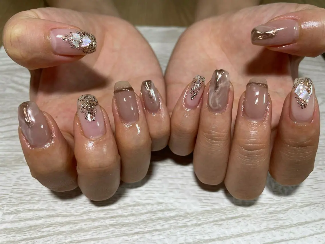 ネイル ハンドネイル Ulu Nail 🌱MOMOKAのネイルデザイン