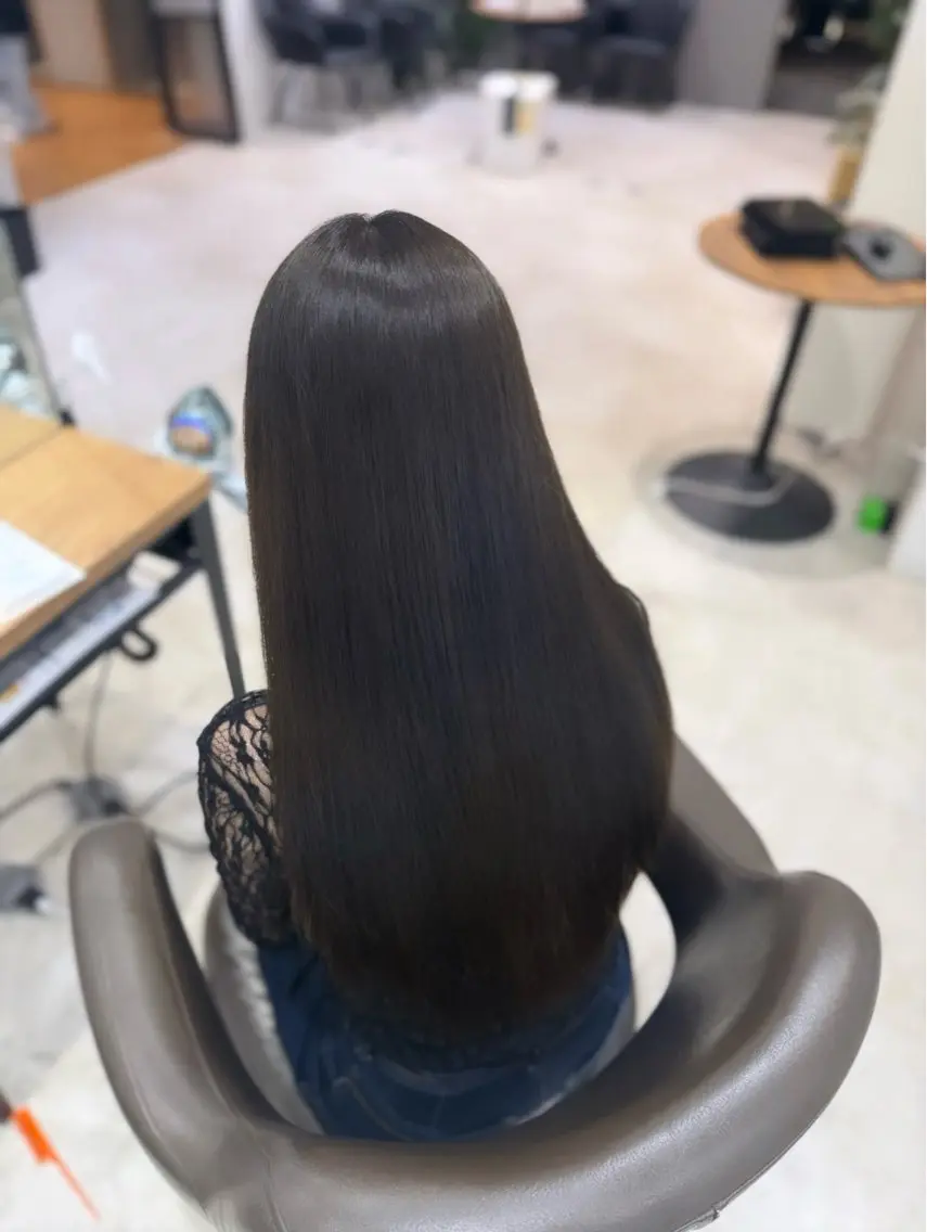 【最高級𝐀𝐮𝐣𝐮𝐚トリートメント付🎶】カット+カラー+𝐀𝐮𝐣𝐮𝐚トリートメント💛の写真