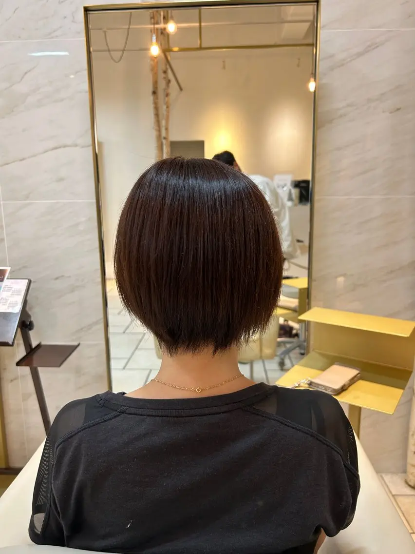 ショート 縮毛矯正 林 唯翔のヘアスタイル