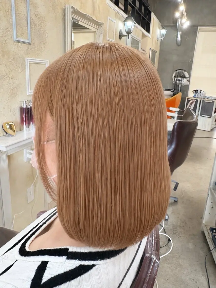 セミロング ヘアカラー トリートメント チャプター 那覇のヘアスタイル
