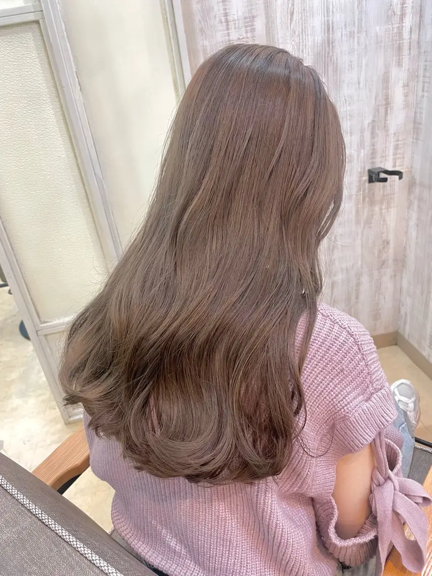 セミロング ameet ゆいのヘアスタイル