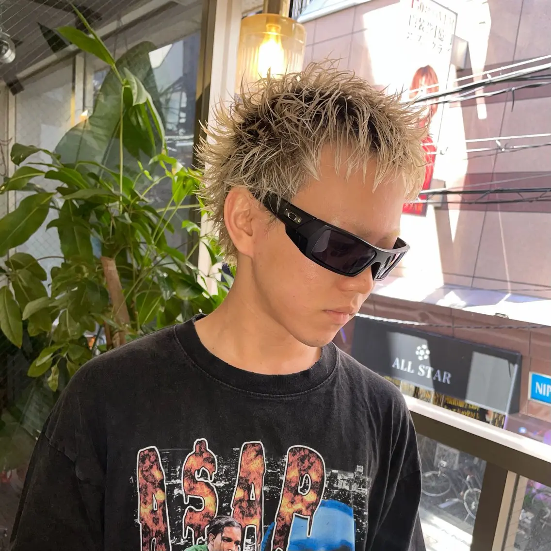 ショート カラー メンズ ヘアカラー 草別 宗平のヘアスタイル