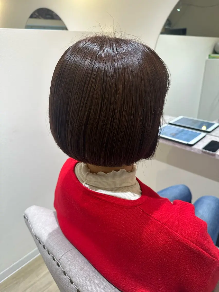 ミディアム 西安 優香のヘアスタイル