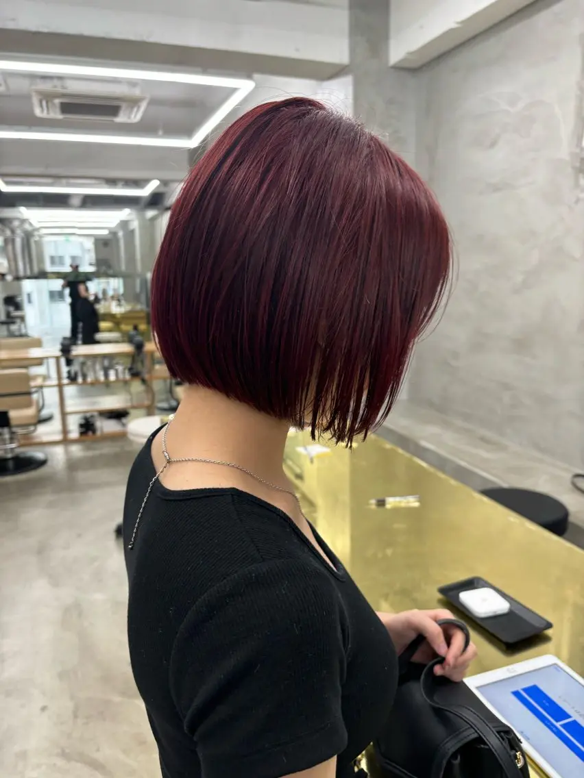 ミディアム カラー カット ヘアカラー 無料カットモデル募集 🌱ひょうがのヘアスタイル