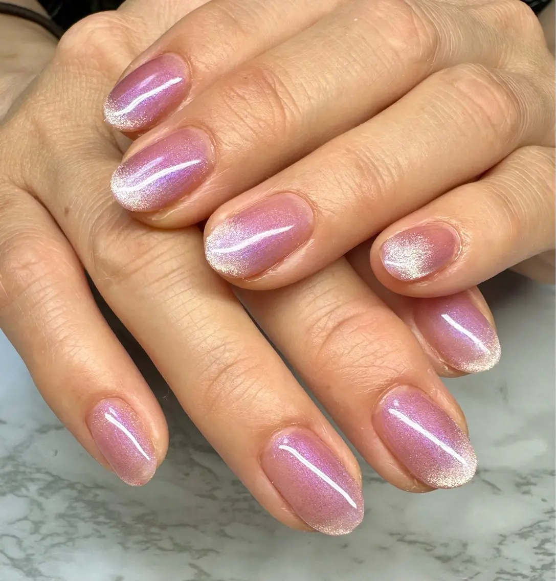 ネイル フレンチネイル マグネットネイル マグネットフレンチ ニュアンスネイル ワンカラーネイル Mai’s nailのネイルデザイン