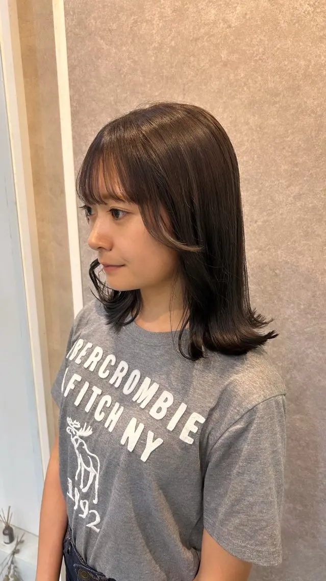 ミディアム カラー ヘアカラー silk🕯 hikaruのヘアスタイル