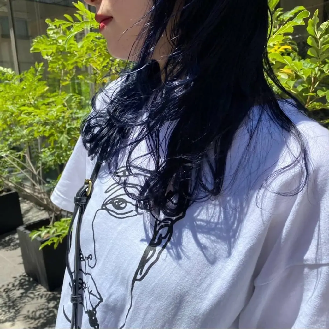 ロング 谷 結奈のヘアスタイル