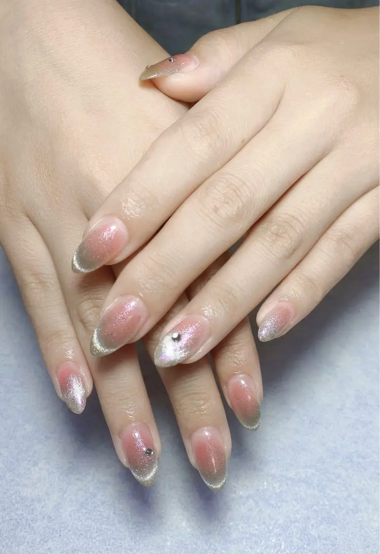 ネイル アートネイル フレンチネイル ジェルネイル グラデーション 韓国ネイル Nail Salon kihi大塚店のネイルデザイン