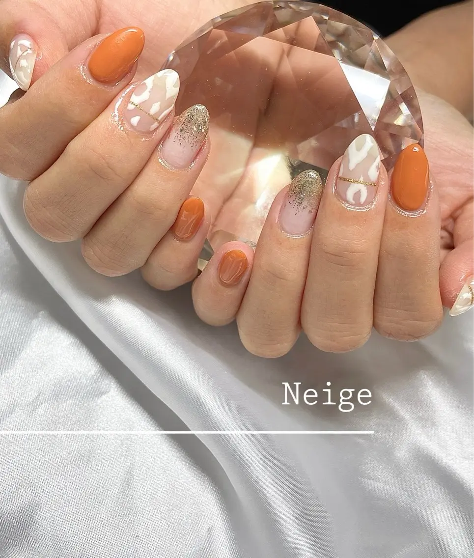 ネイル ハンドネイル Neige‪𓂃ai ＊梅津 / 松尾のネイルデザイン