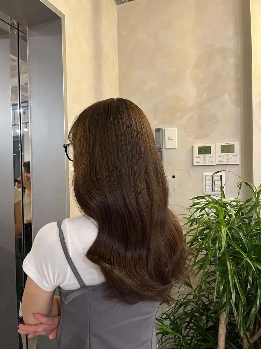 カラー オレンジ asuka/ 大阪梅田のヘアスタイル