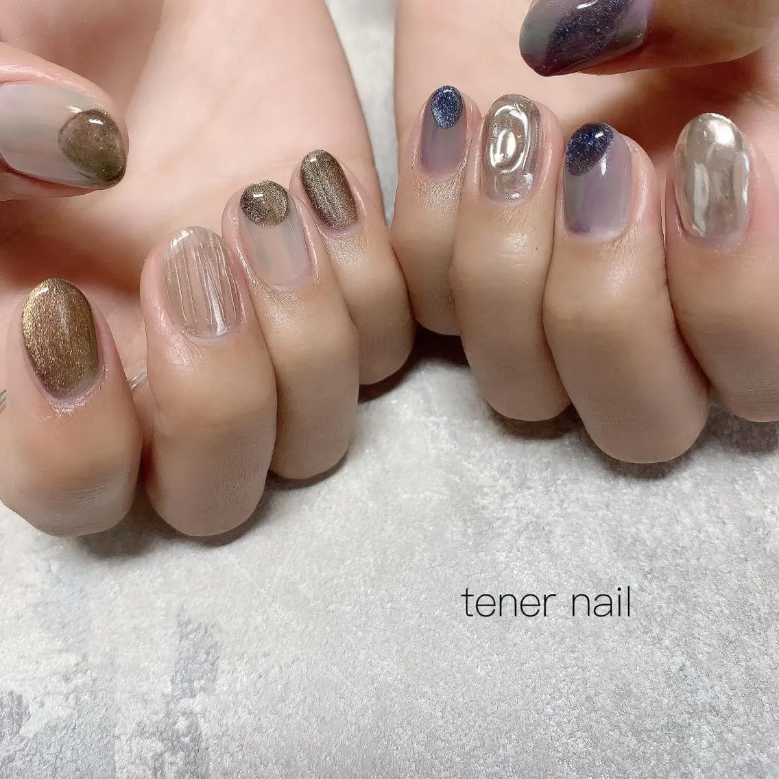ネイル マグネットネイル テネルネイル tener nailのネイルデザイン