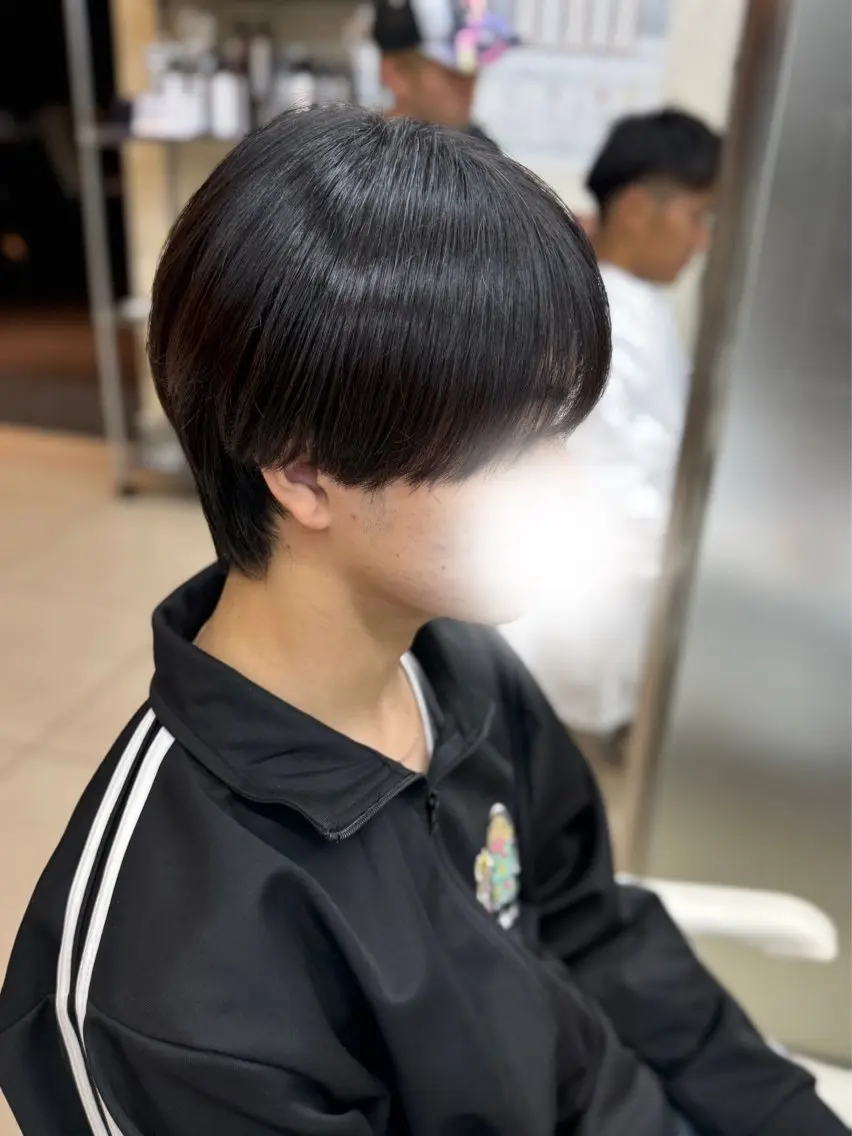 ショート メンズ メンズ韓国風 マッシュ シースルーマッシュ 刈り上げ 韓国風ヘア カット ✂︎レディース のメンズカット屋さんのヘアスタイル
