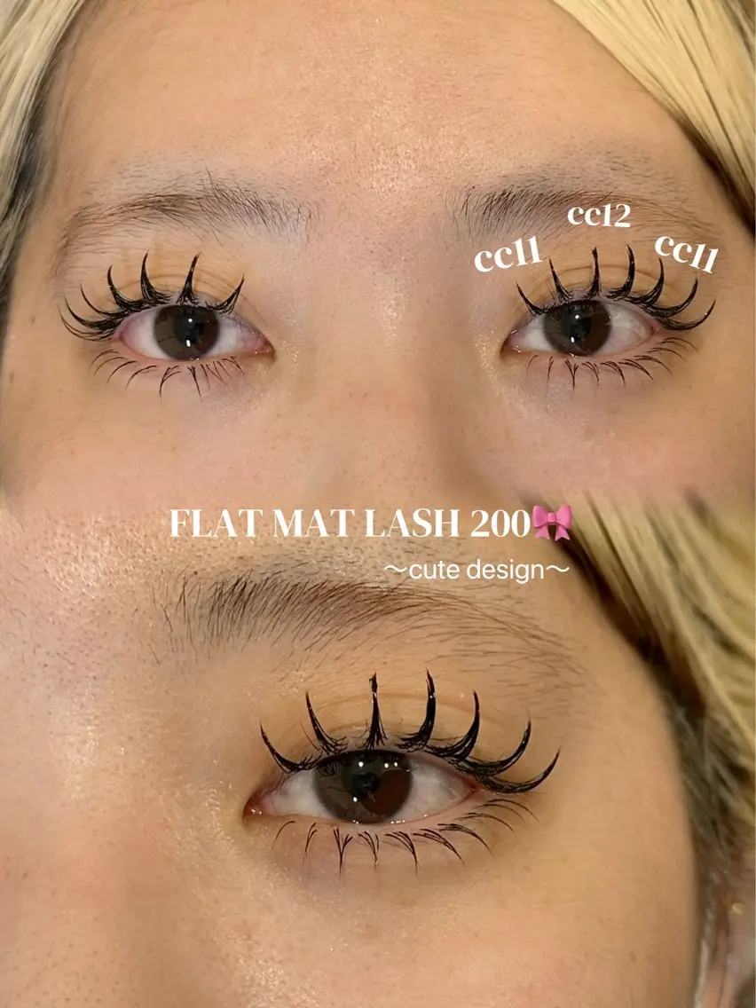 マツエク・マツパ 付け放題 フラットラッシュ Eye ELSA lash　柘植のマツエク・マツパデザイン