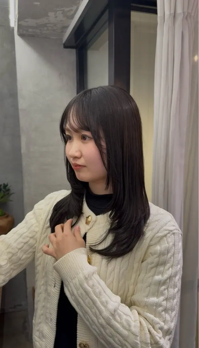 ロング 大川 陽向のヘアスタイル
