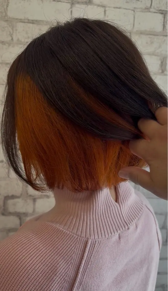 ショート ヘアカラー yuki/ショート /艶カラー/縮毛矯正のヘアスタイル