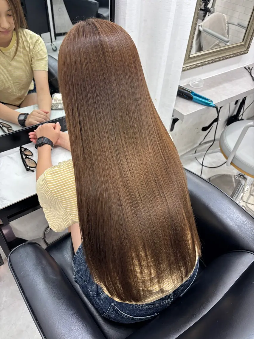 ロング カラー ヘアカラー ブリーチ/エクステ モデル募集中🖤のヘアスタイル
