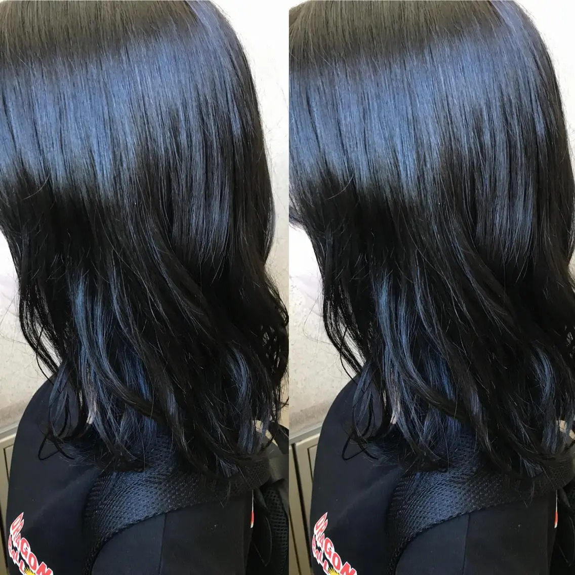 セミロング カラー 小栗 麻衣のヘアスタイル