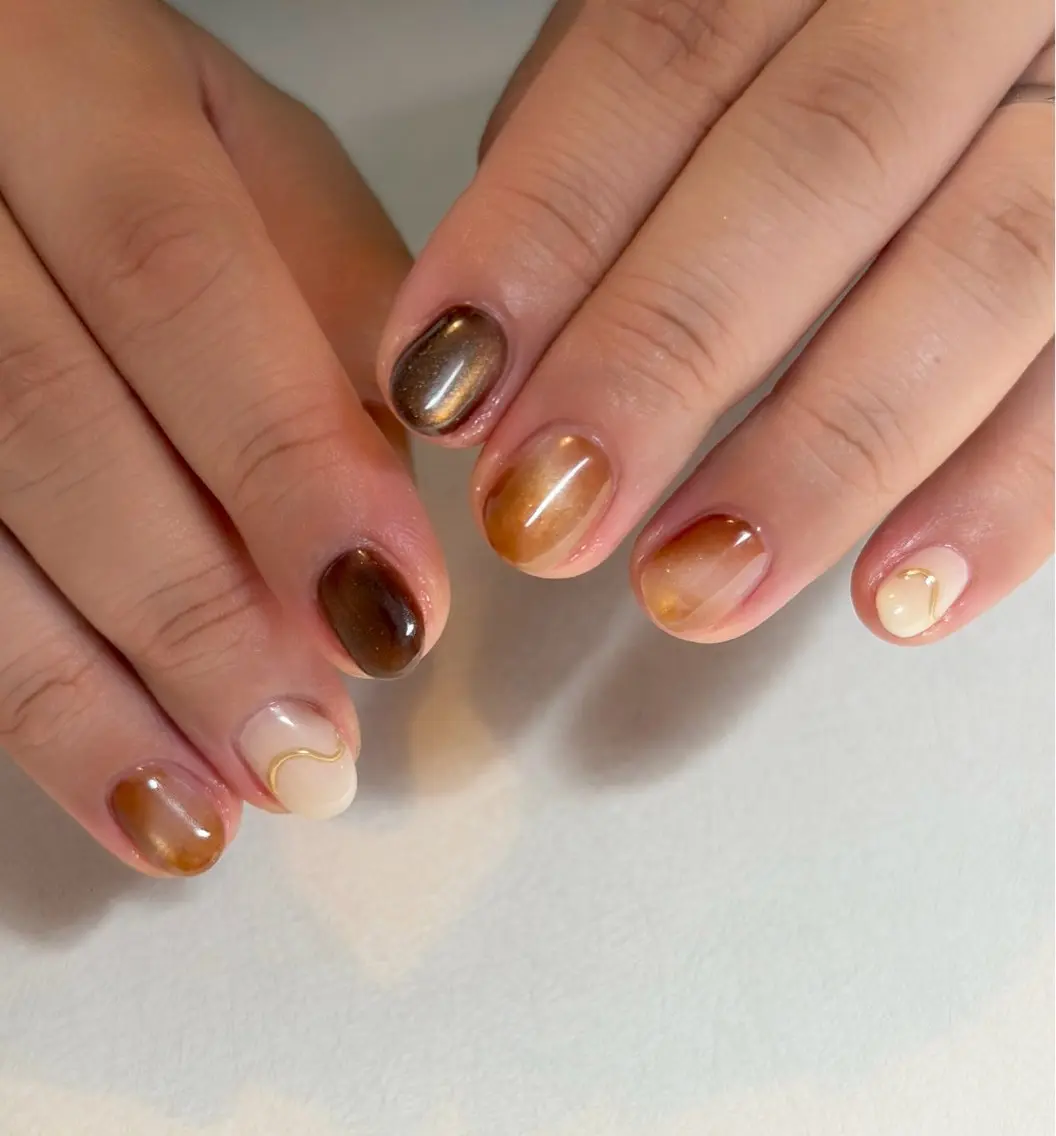 ネイル ハンドネイル tete'o nailのネイルデザイン