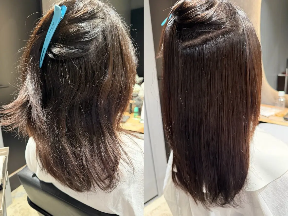 縮毛矯正 加賀美 幸乃のヘアスタイル