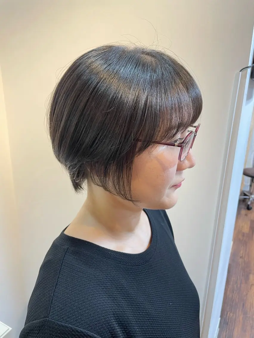 ショート 丸みショート ショートヘア カット 🫧☘️大山 月輝凪☘️🫧のヘアスタイル