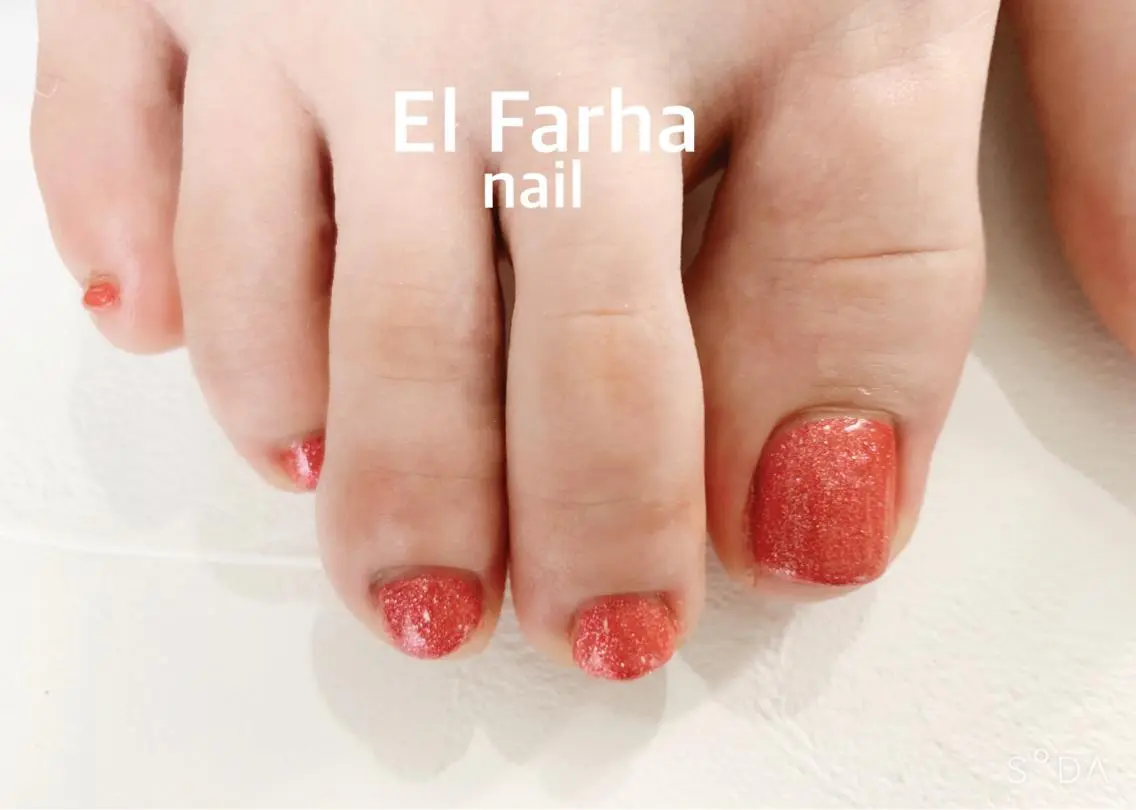 ネイル フットネイル El  Farha nailのネイルデザイン