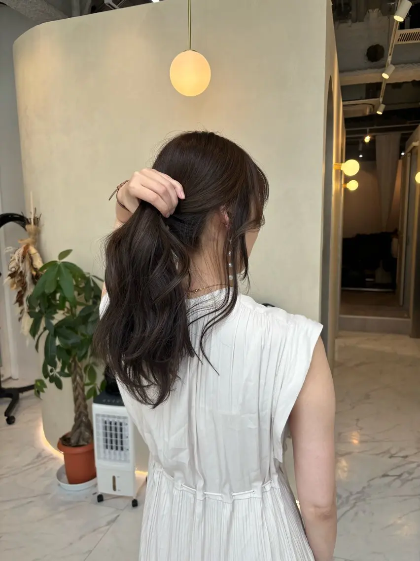 カラー ブリーチなし♡/ 垢抜けカラー♡/のあのヘアスタイル