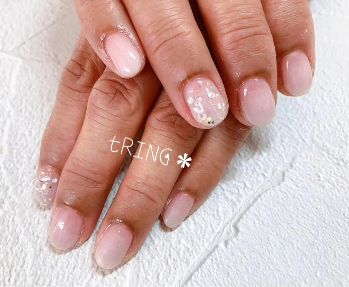 ネイル ハンドネイル tRING＊ しいの木台のネイルデザイン