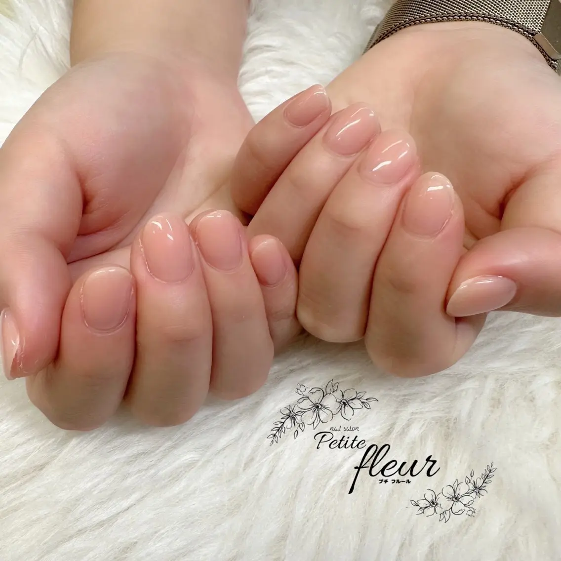 ネイル ワンカラーネイル ❁⃘*。Petite fleur❁⃘*りさのネイルデザイン