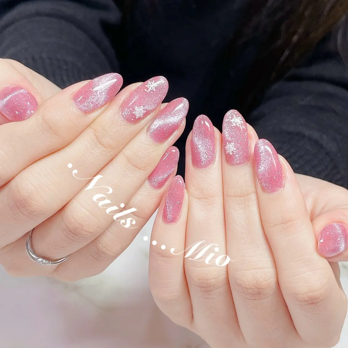 ネイル ジェルネイル マグネットネイル .Nails Mio 赤羽西ネイルサロンのネイルデザイン