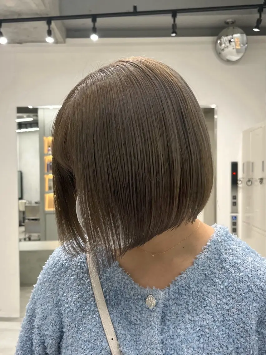 ショート ボブ 中村 彩夏のヘアスタイル