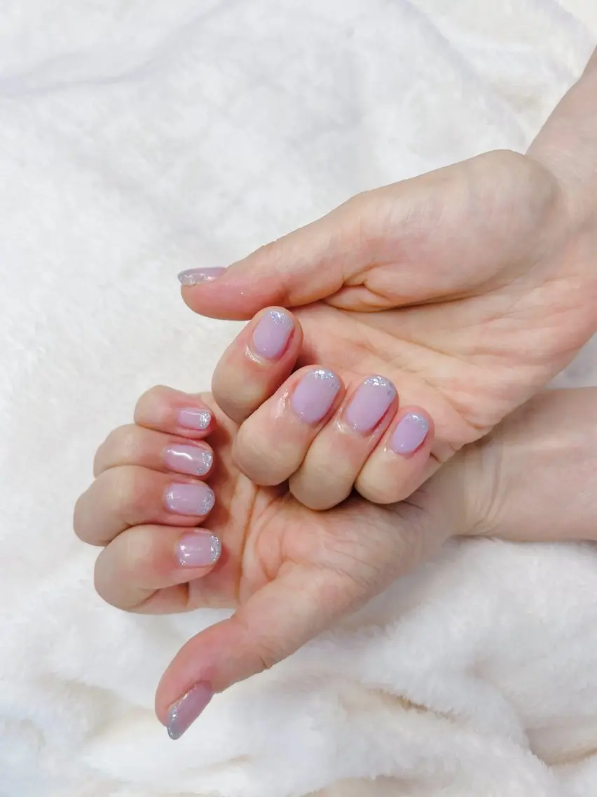 ネイル ラメ(グリッター) ワンカラーネイル MYu Beauty Salon YURIのネイルデザイン