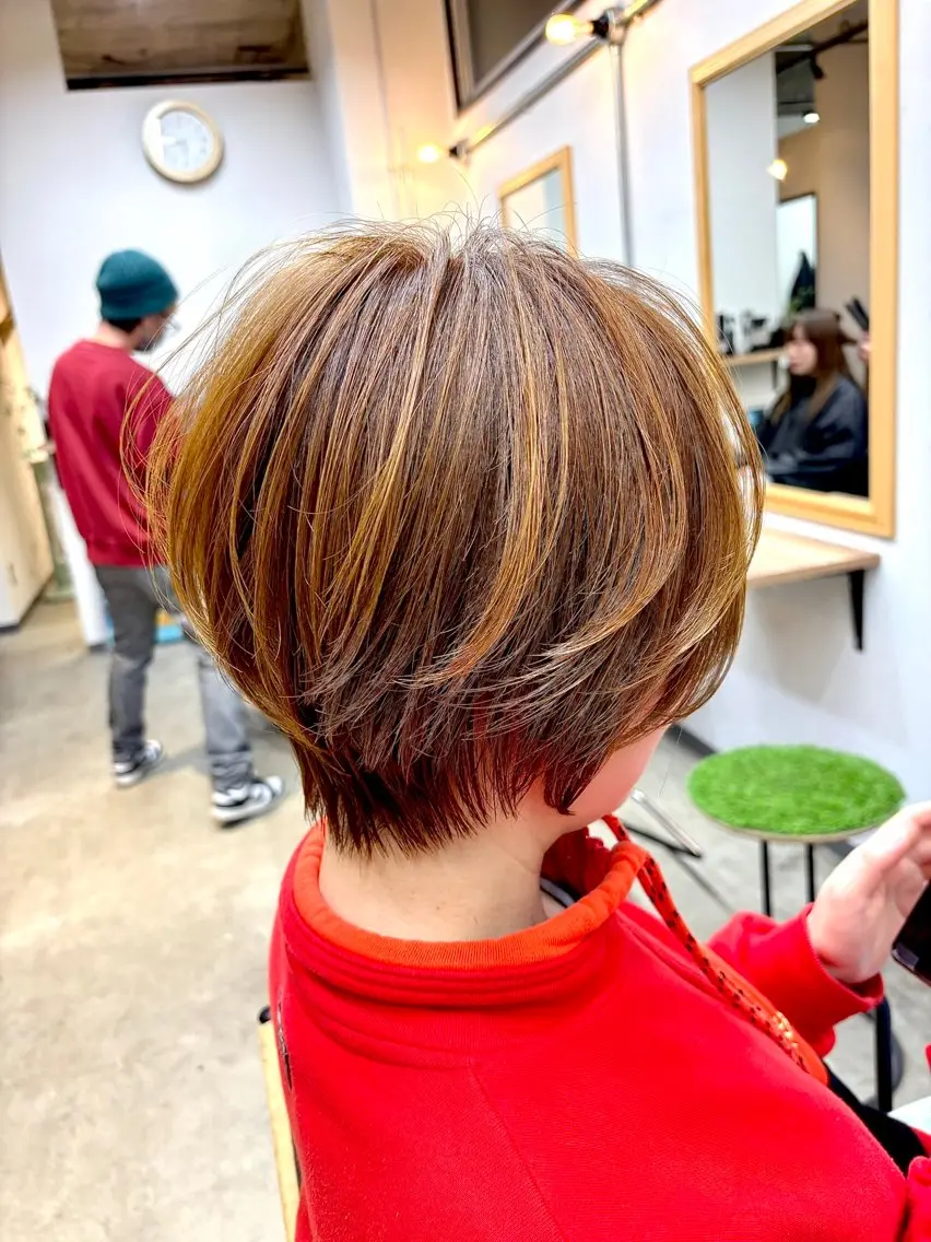 ショート 丸みショート ショートヘア ショート特化✂︎門脇 ~広がらない髪へ~のヘアスタイル
