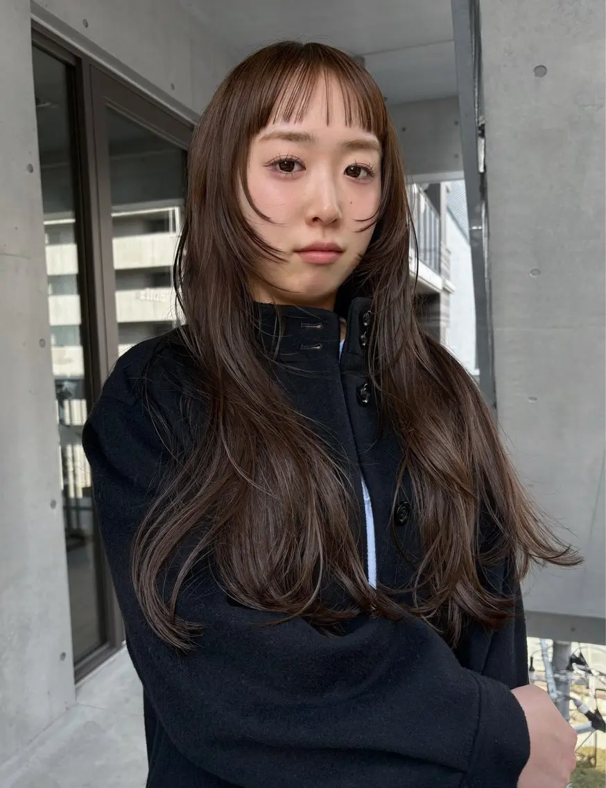 ロング 薄暮 マツイ　レンのヘアスタイル