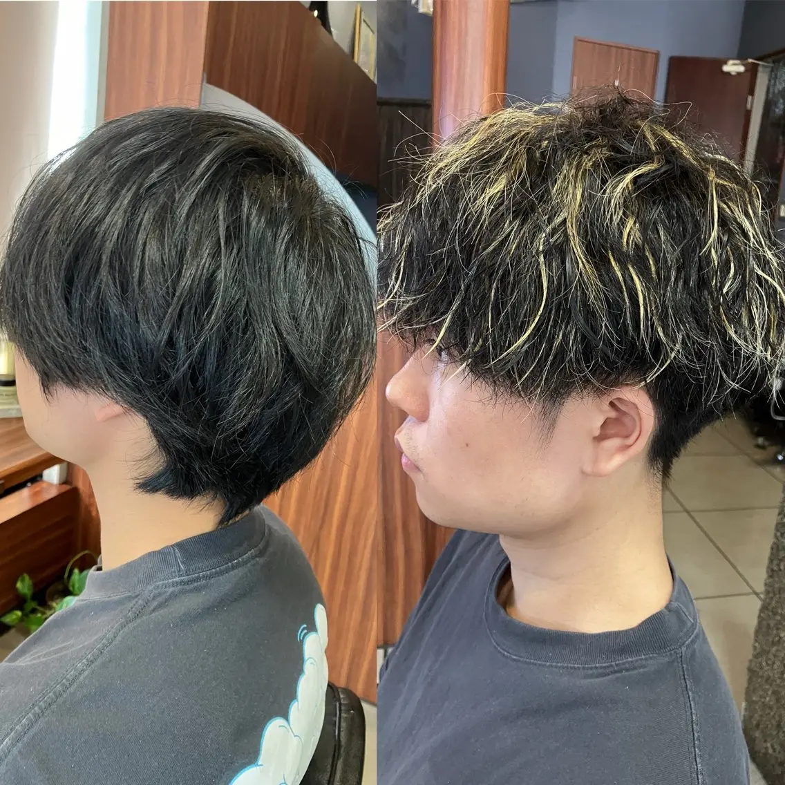 ショート メンズ メンズハイライト ハイライト 小島 よしおのヘアスタイル