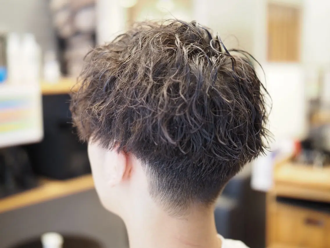 パーマ メンズ カット パーマ メンズ特化/パーマ/ フェードWATARUのヘアスタイル