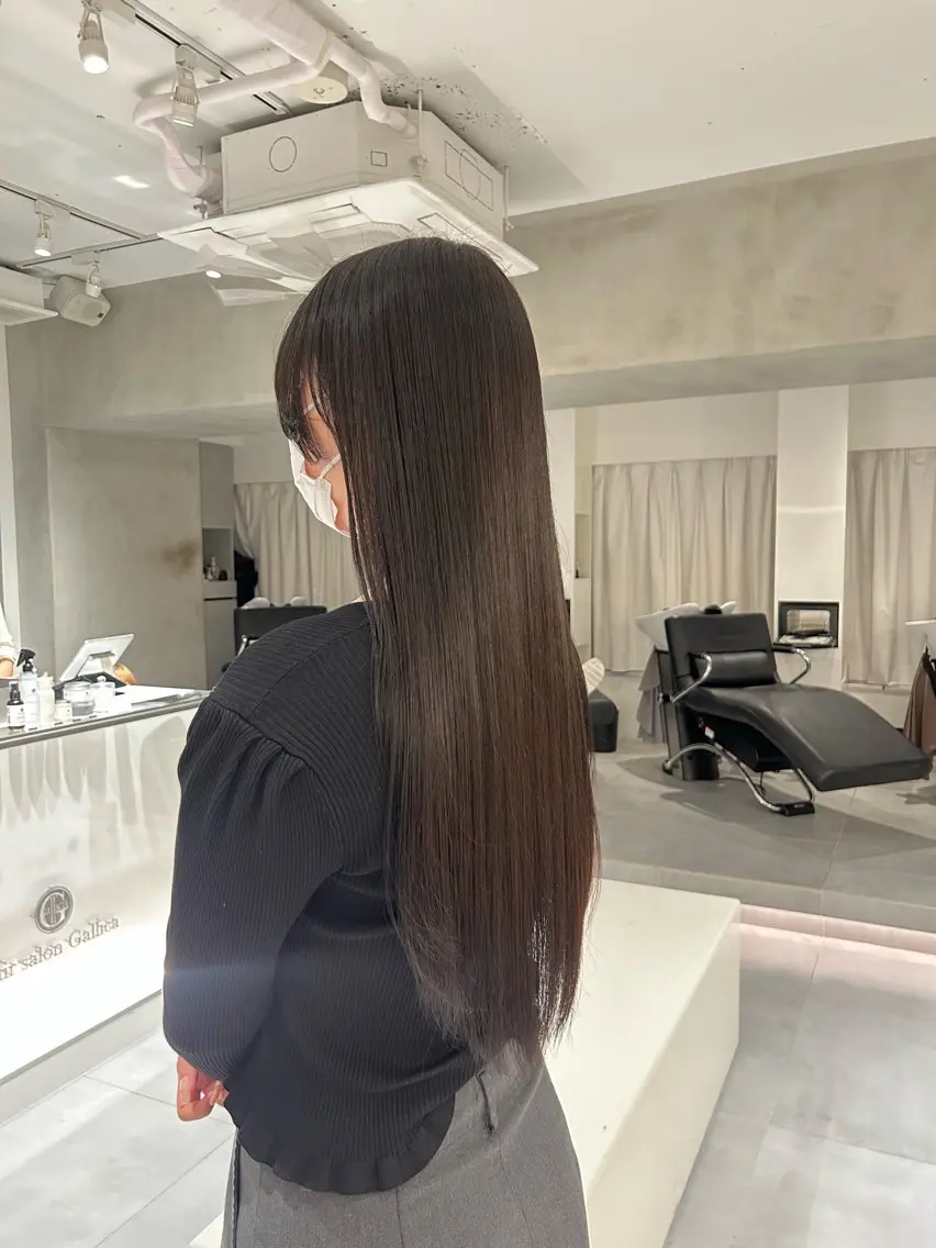 ロング カラー カット ヘアカラー 🧚つやさらhair 🧚manakaのヘアスタイル