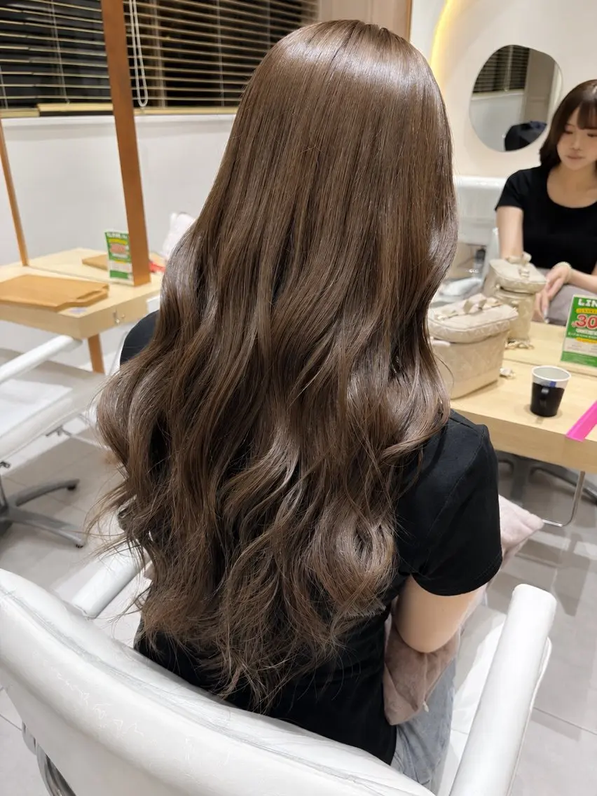 ロング カラー カット ヘアカラー ✨️Zina京都 河原町✨️mayaのヘアスタイル